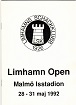 1992 LIMHAMNS SK / LIMHAMN OPEN 17. program